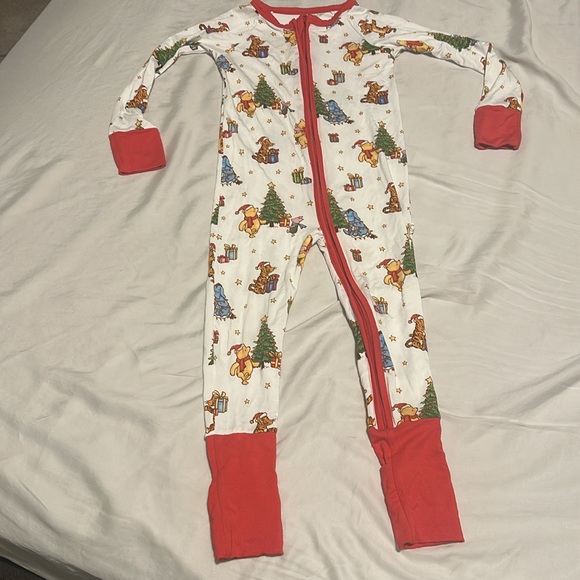 Dreamy Bamboo Brand Pooh Bear Convertible Bamboo Sleeper *BROKEN ZIPPER* 18-24 - Picture 1 of 5